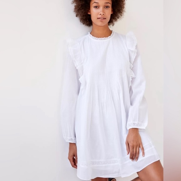 NEW Aritzia Wilfred Elia Dress WHITE - Picture 5 of 11